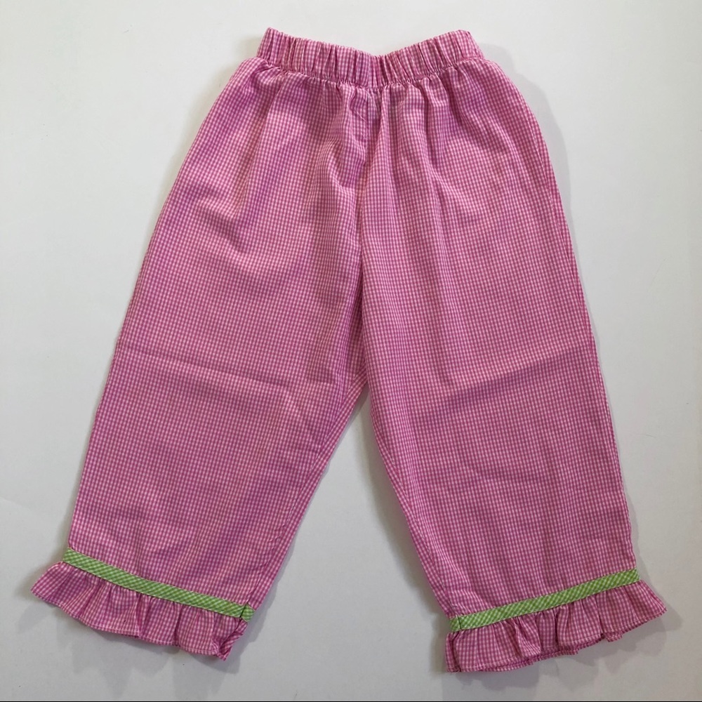 Girls Gingham Pants